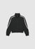 Zip-up sweatshirt with macramé details