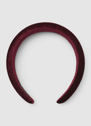 Padded plain-colour headband