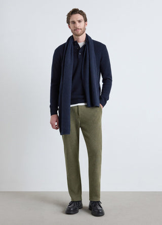 Pantaloni straight in velluto a coste