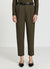 Trousers with pleats