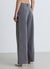 Pantalon palazzo avec strass all over