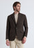 Veste à carreaux à simple boutonnage