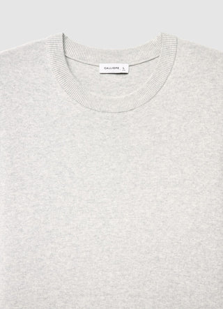 Maglia girocollo a tinta unita