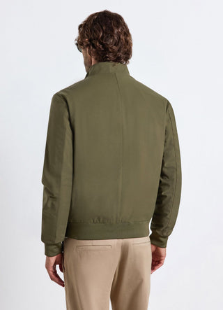 Bomber con zip e collo alto