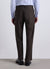 Pantaloni straight eleganti pied-de-poule