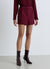 Plain shorts with satin waistband