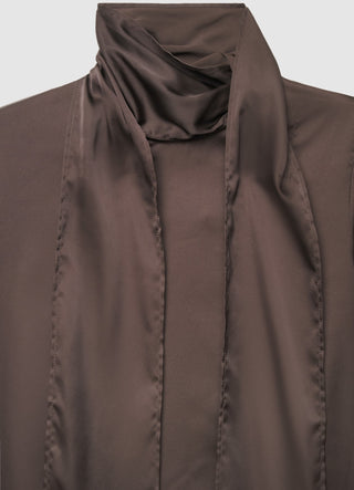 Chemise avec foulard au col
