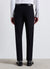 Pantalone straight a tinta unita