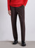 Pantalon droit uni avec taille ajustable