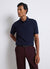 Plain polo shirt with collar and two buttons