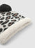 Cappellino animalier con pompon