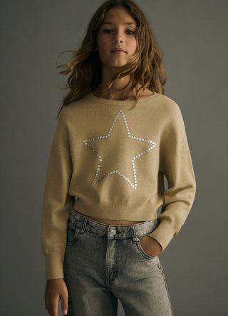 Maglia con applicazione stella