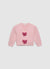 Cardigan avec nœuds appliqués