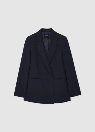 Double-breasted two-button jacket