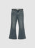 Jeans bootcut con borchie