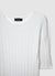 T-shirt a costine a tinta unita