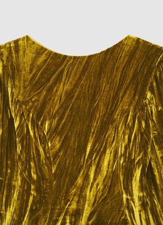 T-shirt peplo con drappeggio