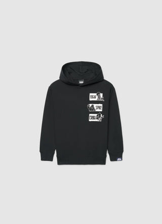 Felpa oversize con cappuccio e stampa Brawl Stars