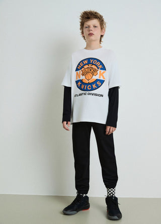 Pantaloni jogger con coulisse
