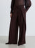 Pantaloni palazzo con pieghe e tasche alla francese