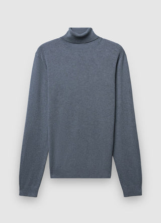 Pull à col roulé uni