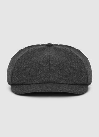 Plain-colour flat cap