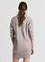 Rollkragenpullover mit Zopfmuster