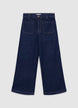 Jeans culotte con tasche applicate - 42