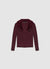 Cardigan côtelé avec col effet fourrure