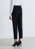 Pantaloni con pinces e vita elasticizzata