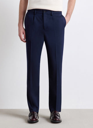 Pantaloni regular con pinces