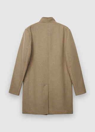 Cappotto con collo in piedi