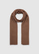 Plain-coloured pleated scarf - TU
