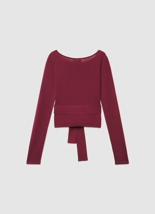 Maglia aderente con fusciacca