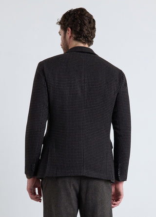 Einreihige Hahnentritt-Jacke