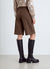 Shorts bermuda unis avec pinces