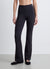 Solid colour long flared leggings