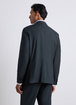 Single-breasted solid colour jacket