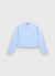 Camicia crop in cotone