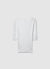 T-shirt a costine a tinta unita