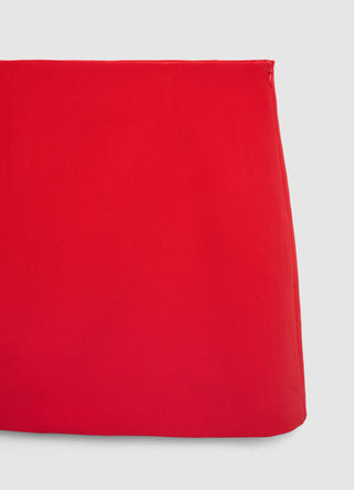 Mini skirt with darts