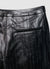 Shorts effet cuir uni