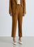 Slim fit straight trousers with crease