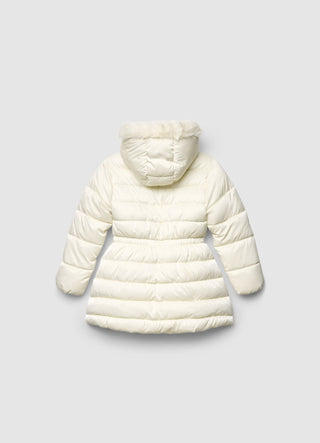 Steppjacke mit Kapuze und elastischem Bund