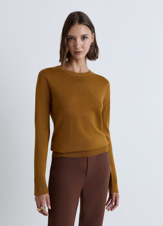 Plain crew neck sweater