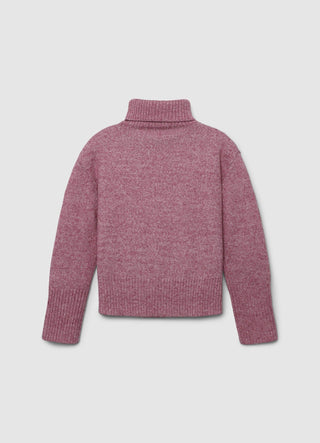 Rollkragenpullover mit englischer Rippung