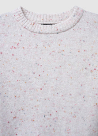 Pull à col rond et boutons