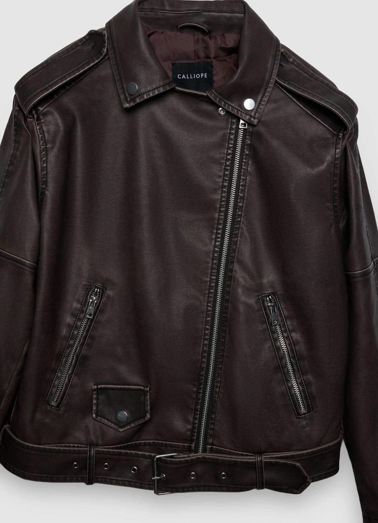 Women's Biker Jacket | Faux Leather | Calliope