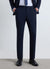 Pantaloni straight gessati