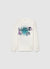 Long-sleeved T-shirt with astronaut print
